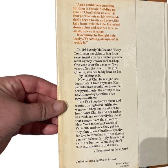 🔥FIRE-STARTER - By Stephen King - Hard Cover - Picture 4 of 8